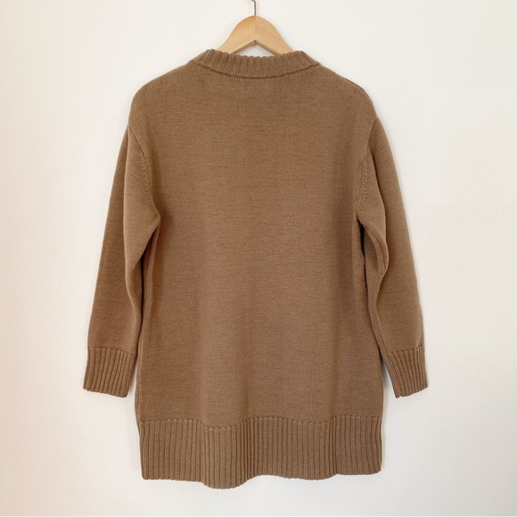 Elizabeth Suzann Essential Crew Neck Sweater Climate Beneficial Wool - Picture 3 of 15